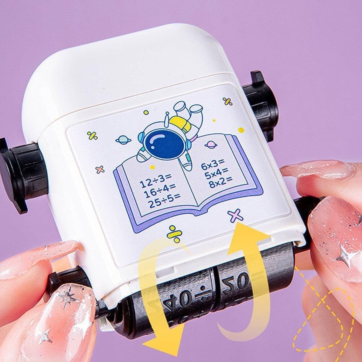 Kids Educational Automatic Math Problem Rolling Stamp (1 Pc) Kids Educational Automatic Math Problem Rolling Stamp (1 Pc)